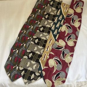 Môdulės 100% silk tie bundle! 4 ties included! NWT